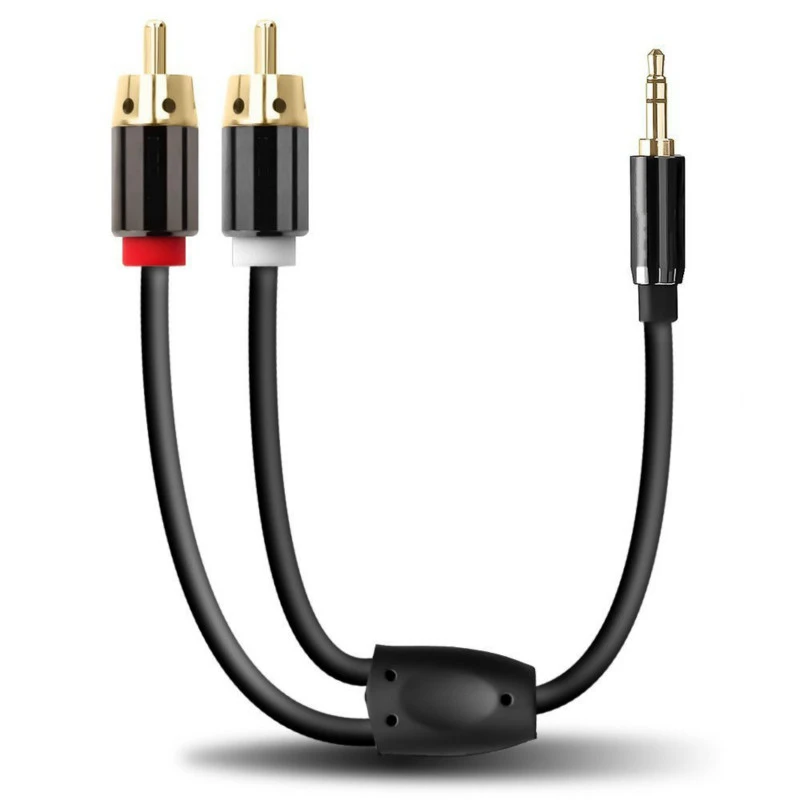 RCA кабель 2RCA до 3 5 аудио мм Jack AUX между мужчинами для DJ усилители сабвуфер микшер