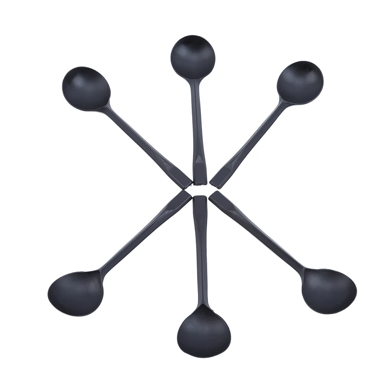 100 шт утолщенные пластиковые одноразовые ложки для тортов йогурт фаст-фуд