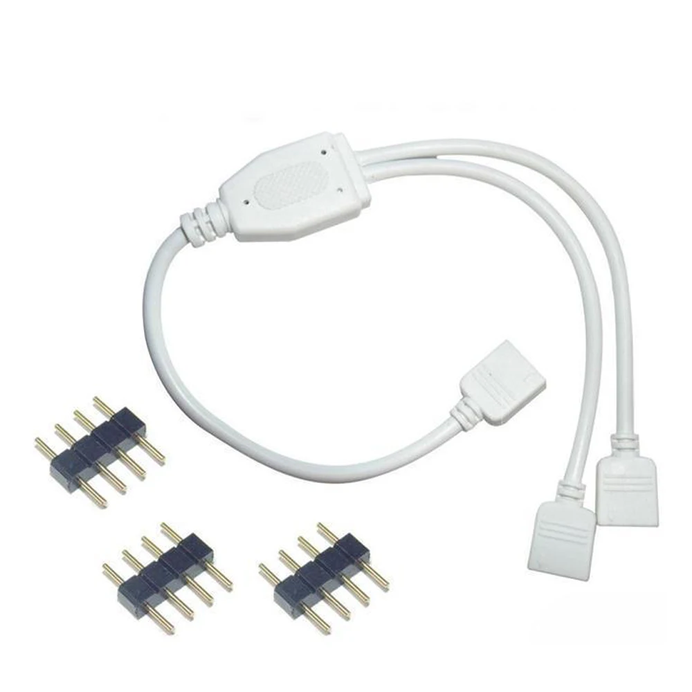 4Pin RGB сплиттер разъем Женский кабель Мужской адаптер Аксессуары для освещения