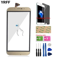 yrff 5 5 inch mobile phone touch screen panel touchscreen for umi rome x digitizer panel glass protector film free adhesive