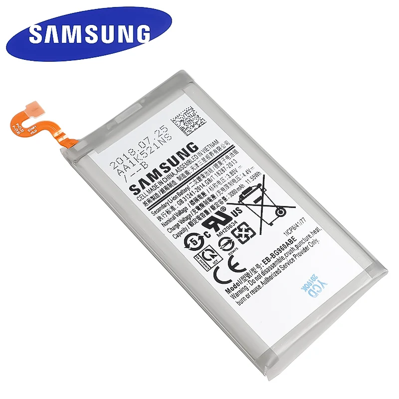Оригинальный аккумулятор для Samsung GALAXY S9 G9600 EB-BG960ABE EBBG960ABE G960F SM-G960 3000 мА · ч |