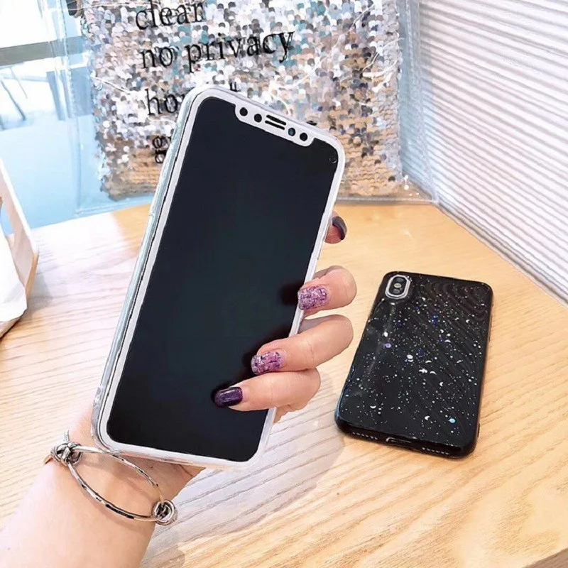 Для Iphone 7 чехол для Xs Max Xr 6 6s 8 Plus с рисунком планеты звезды блестящая задняя крышка