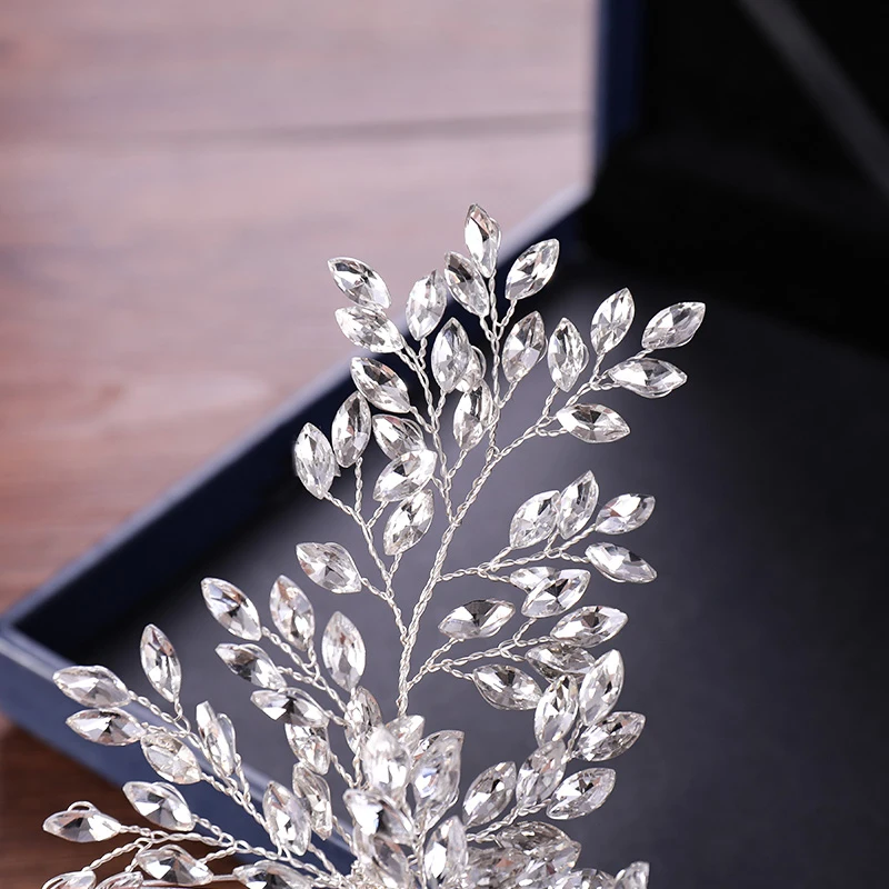 Гребень для волос со стразами свадебные аксессуары гребень невесты свадебная