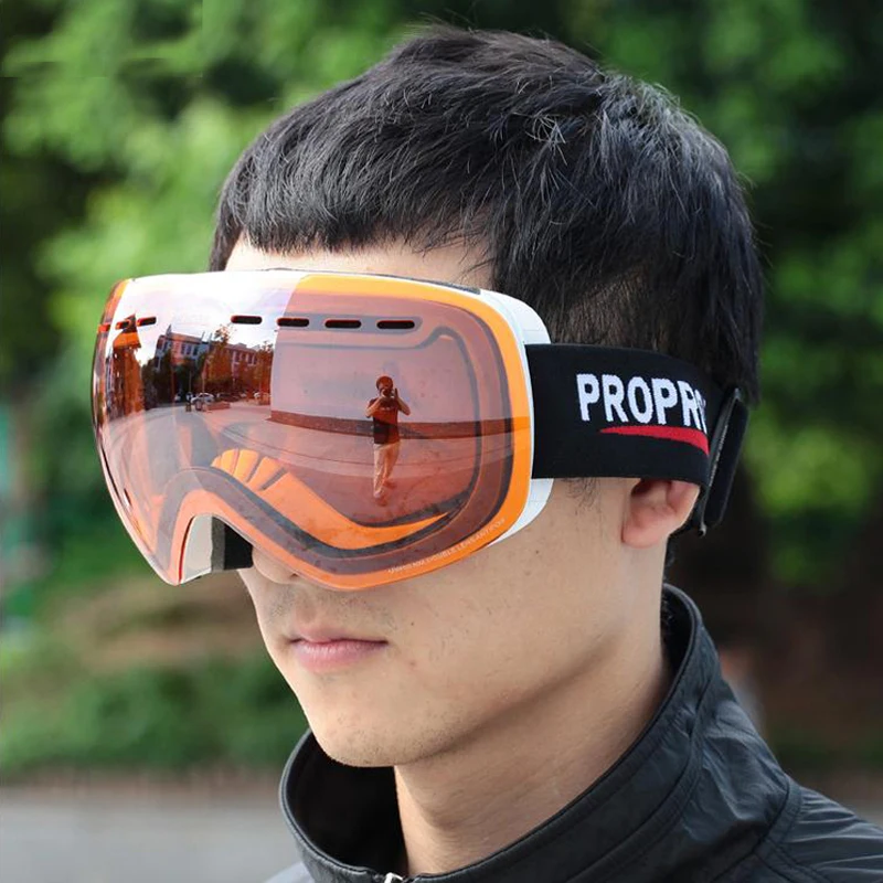 PROPRO Brand Skiing Goggles Double UV400 Anti-fog Big Ski Glasses Eyewear Men Women Snow Snowboard 106 | Спорт и развлечения