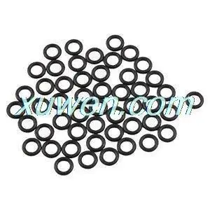 

50Pcs Automobile Black NBR O Rings Oil Seal Washers 7.5mm x 1.5mm x 4.5mm *