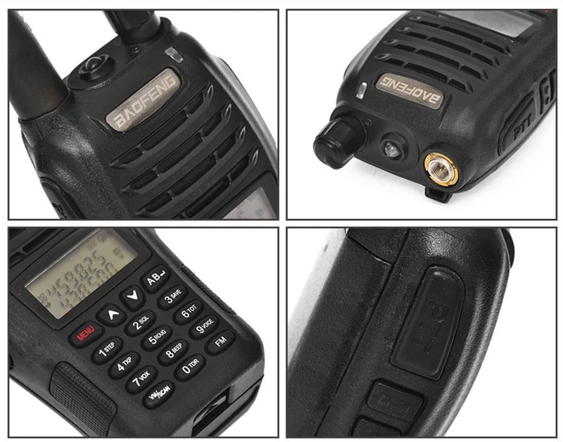 2 шт BaoFeng UV-B6 Портативный иди и болтай Walkie Talkie “иди и УФ B6 двухстороннее радио двухдиапазонный УКВ/UHF Woki токи 5 Вт фм радио станция