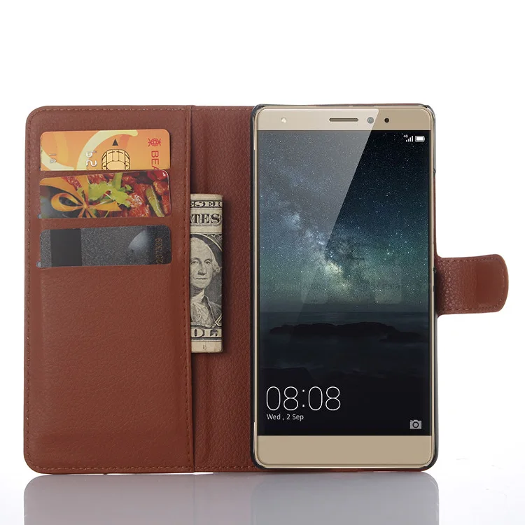 Флип кожаный бумажник телефон case для huawei mate s с подставкой функции и карты