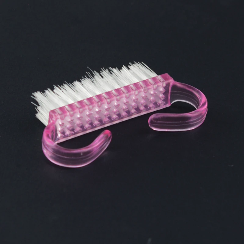 2 шт. пластиковая щетка для очистки ногтей уход за ногтями от пыли инструмент