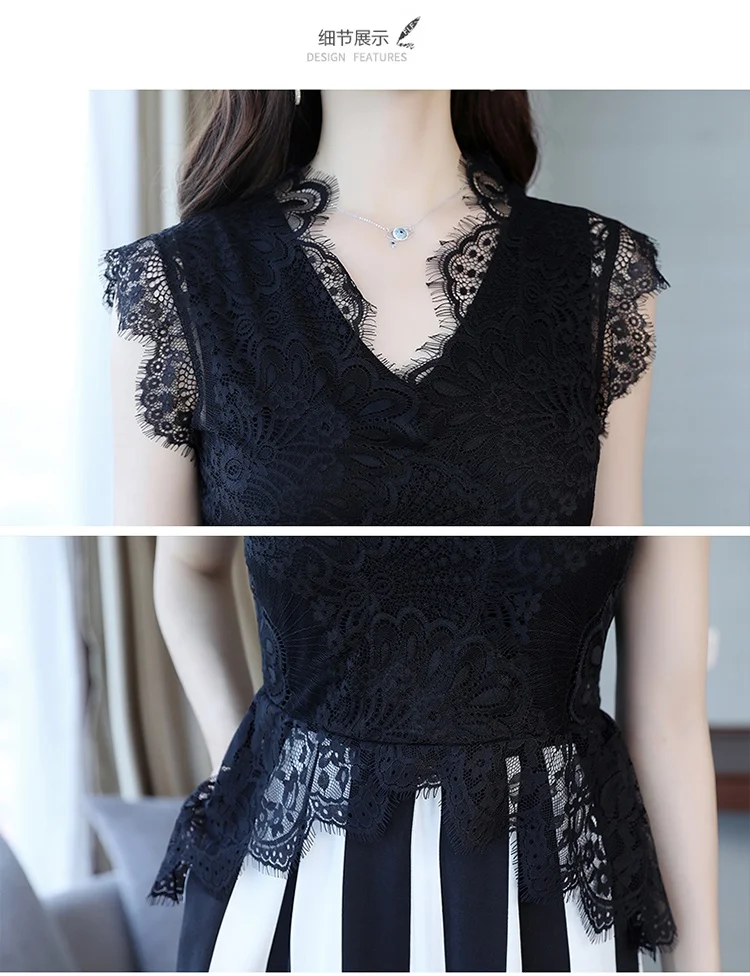 Полосатые комбинезоны широкие брюки ноги Одна деталь без рукавов для Для женщин