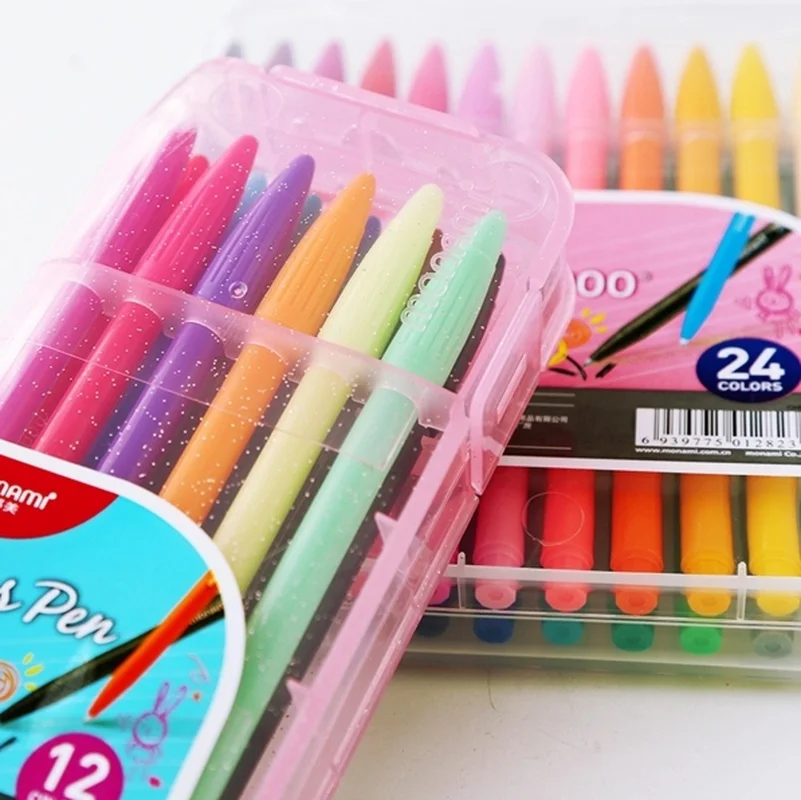 Monami Kawaii Fineliner набор 0,38 мм Фабричный цветной Микрон-линия на водной основе, маркер, ручка, пуля, журнал поставок, Ручная надпись