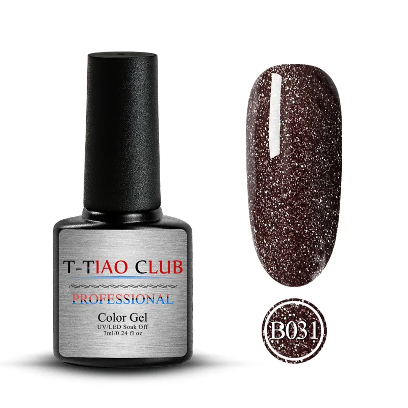 T-TIAO CLUB, 7 мл, синий, черный гель для ногтей с блестками, лак для ногтей, Ультрафиолетовый гибридный, долговечный, впитывающий Праймер, маникюрный Гель-лак для нейл-арта - Цвет: M30459