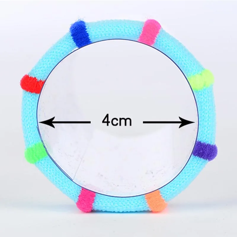 50Pcs/lot High Quality Girls Elastic Hair Bands Diameter 4 CM Accessories Rubber Rope Headwear For Women |