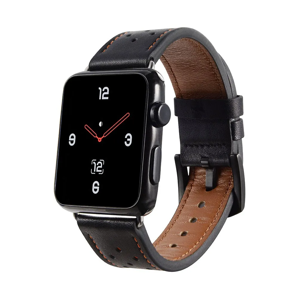 Watch Band for Apple 42mm 38mm Vintage Genuine Leather Belt Bracelet Replacement Wristband iWatch Series 3 2 1 Strap | Наручные часы