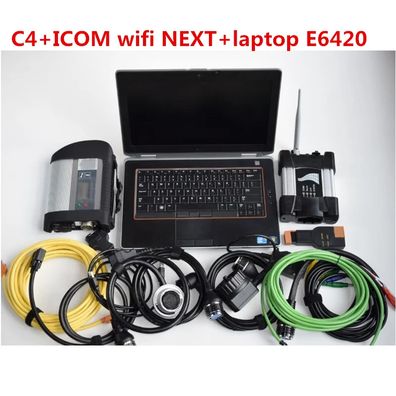 

Car Scaner Diagnostic Tool 2in1 2021.06V SD Connect C4 MB Start 4 for B MW Icom Wifi Next Used Laptop E6420 i5 4G 1TB HDD/SSD