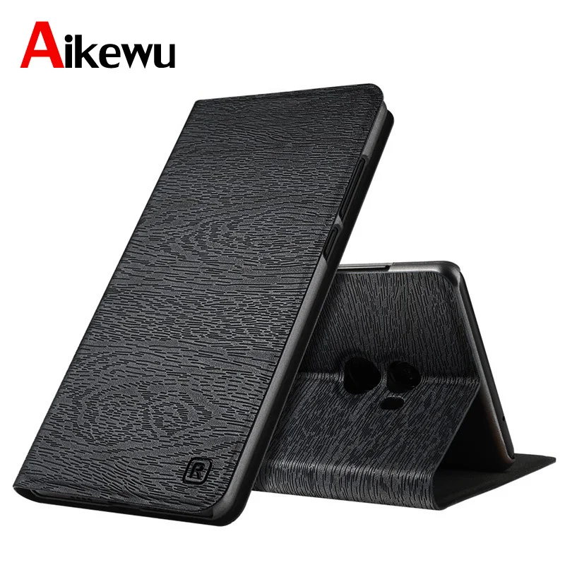 Aikewu для Xiaomi Mi Mix 2 Чехол Mix2 Роскошный кожаный чехол книжка стиль флип полная защита