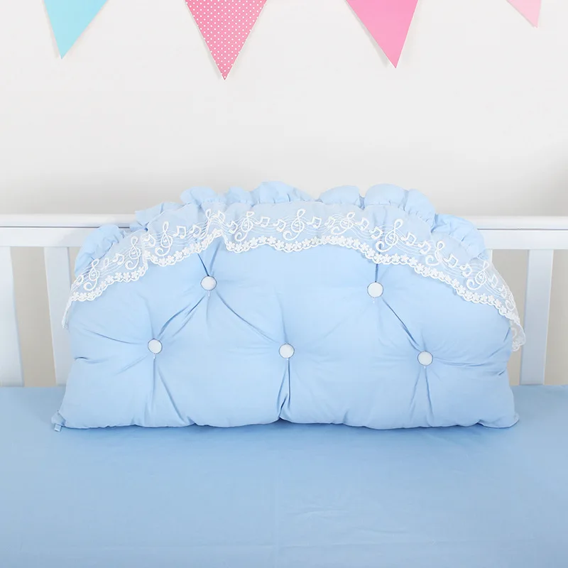 Спинка кровати для маленьких девочек бампер кружево хлопок детская прикроватная