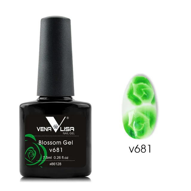 v681 Venalisa, 12 цветов, художественный Гель-лак для ногтей, красивый маникюр, сделай сам, дизайн ногтей, цветочный эффект, лак для ногтей - Цвет: v681