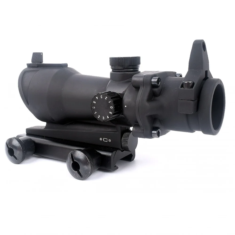 Тактический Прицел ACOG 1X32 оптический прицел с красной точкой охотничий Рельсом 20