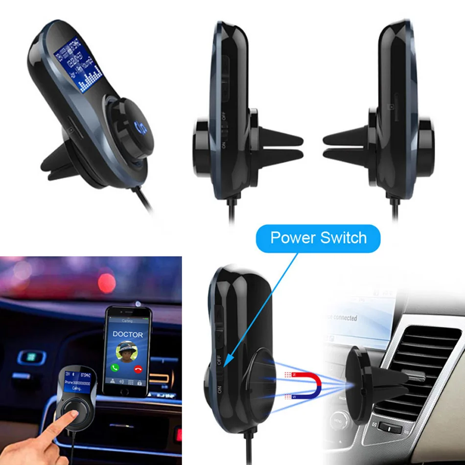 XCGaoon BC30 fm передатчик модулятор громкой связи Bluetooth автомобильный комплект