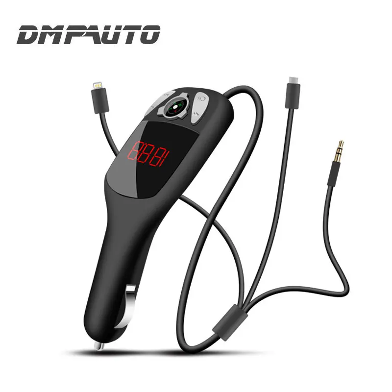 Fm передатчик беспроводной радио адаптер автомобильный Bluetooth 4 0 комплект fm