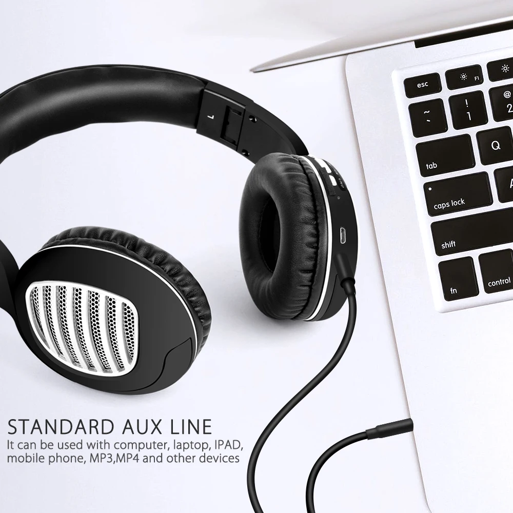 TOPROAD Bluetooth стереогарнитура складные наушники беспроводные с микрофоном TF FM радио