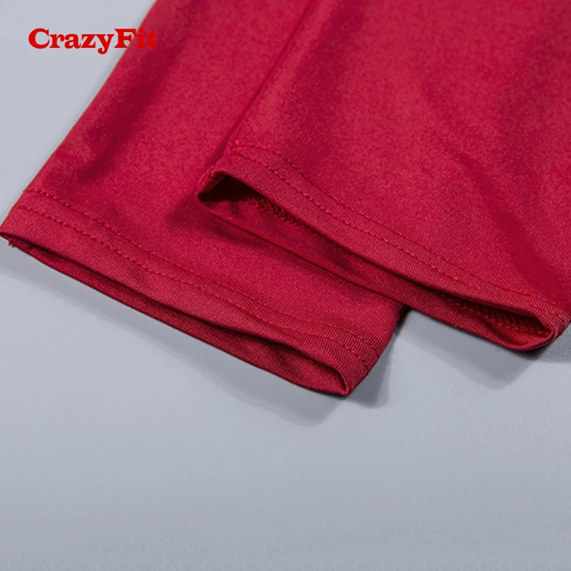 CrazyFit спортивная одежда Топ и леггинсы женский 2018 фитнес спортивный костюм для