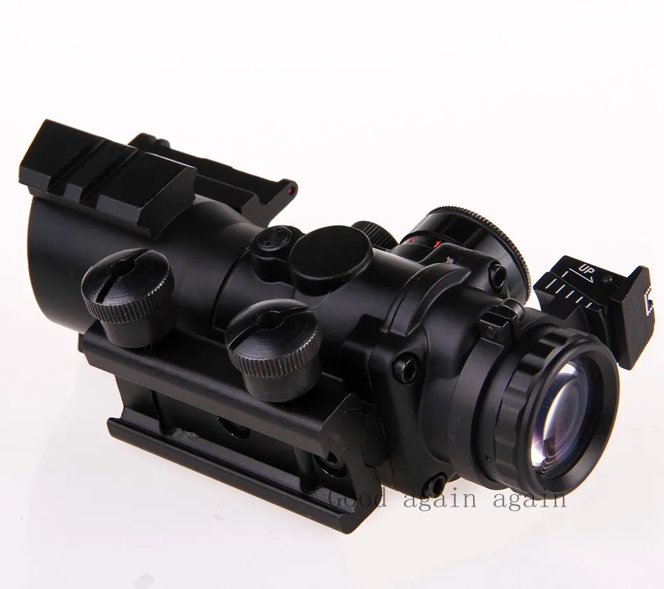 Airsoftsports пистолет Riflescope 4x32 прицел винтовки окулярный волоконно-оптический прицел винтовка/страйкбол пистолет Охота airsoftsports пистолет