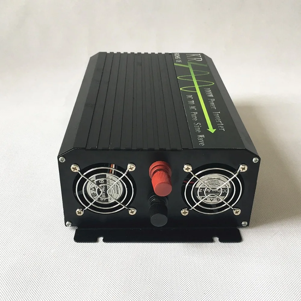 Автомобильный инвертор 1000 Вт пик 2000 Чистая Синусоидальная волна 12 В/24 В/48 В до 100