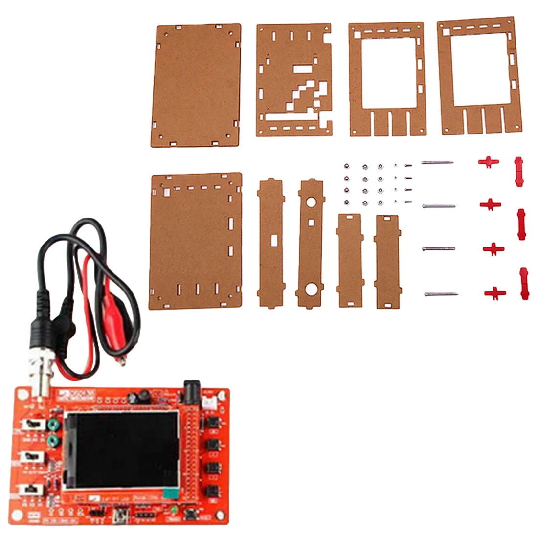 2," TFT карманный цифровой осциллограф Набор diy части ручной+ акриловый DIY Чехол