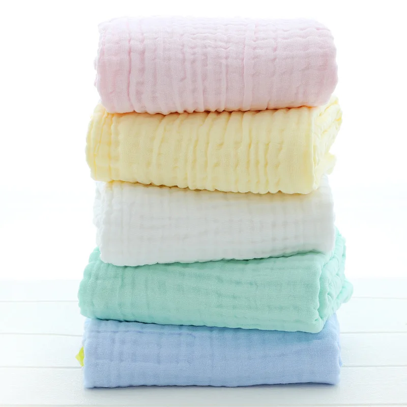 

Bath Towel Baby Washcloths For Sensitive Skin Washcloths Towels 110*110cm Six Layers of Gauze without fluorescent Blanket