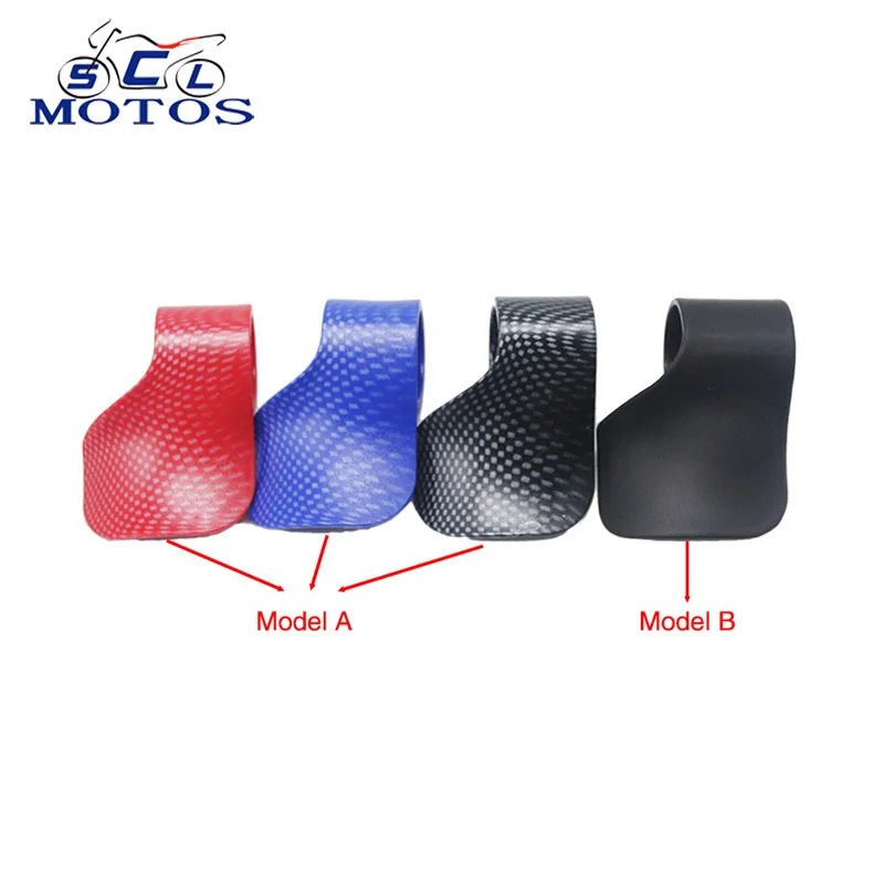 

Sclmotos- Motorcycle Motocross Off road E-Bike Grip Throttle Assist Carbon Fiber Moto Wrist Cruise Control Cramp Rest