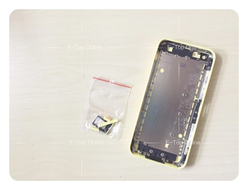 На заказ IMEI Корпус чехол на fundas для iphone 5c задняя крышка полный корпус задний Чехол части с sim-лотком кнопка+ отслеживание