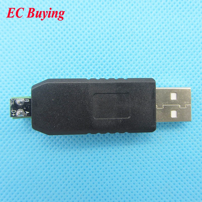 Адаптер конвертер с USB на RS485/TTL поддержка Win7/8 XP Vista Linux Mac OS WinCE5.0 RS 485 черного цвета