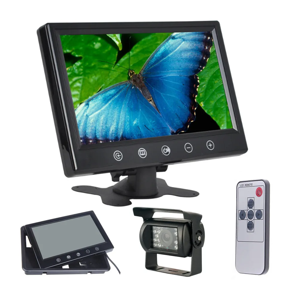 9 &quotавтомобильный монитор подголовник два видео вход использовать для грузовика
