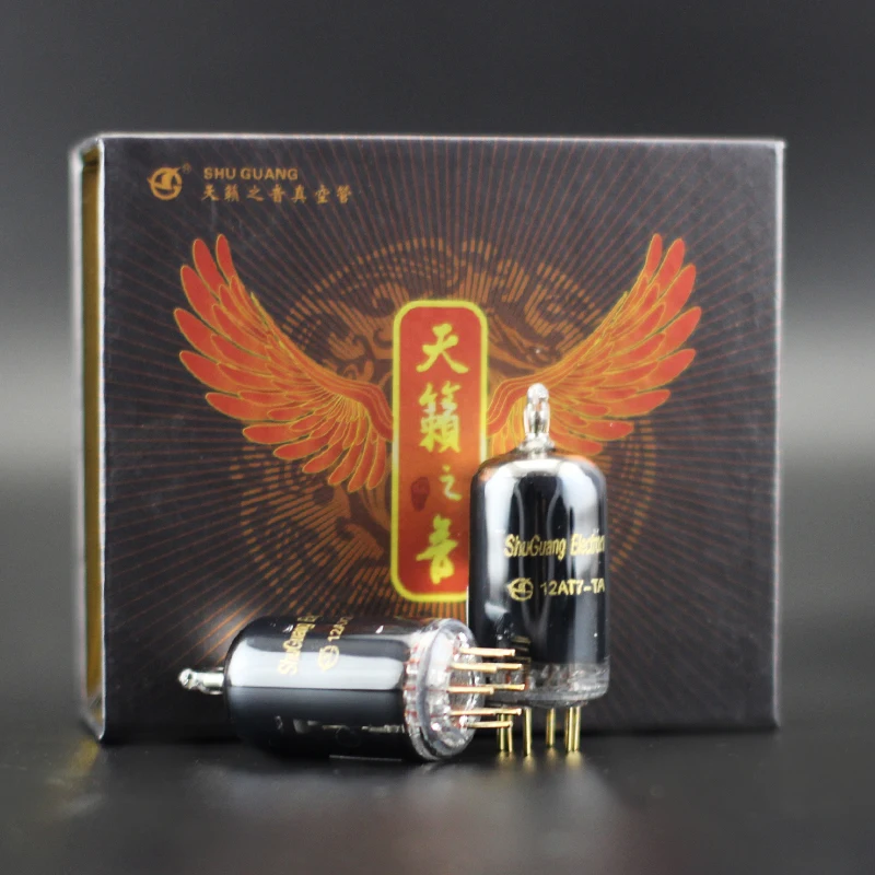 Бесплатная доставка 1 шт. Shuguang 12AT7 TA (ECC81 T) усилитель HIFI звуковая вакуумная