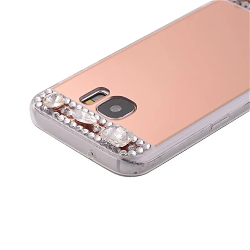 Роскошный 3D Алмазный зеркальный чехол для Samsung Galaxy S10 5G S9 S8 S7 S6 Edge Plus J1 J3 J5 J7 2016 A3 A7 A5