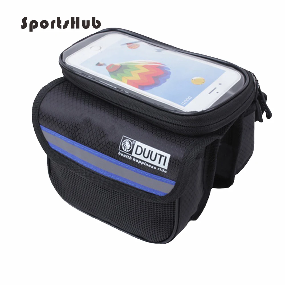 

SPORTSHUB 5L Rainproof Reflective Bicycle Bags Touchable Screen Cycling Bike Frame Bags Holder Pannier Phone Bag C0006