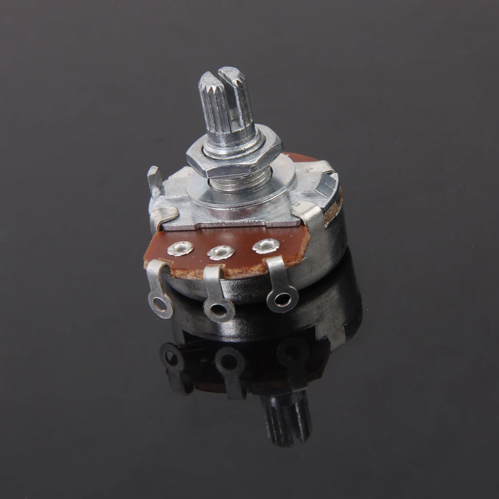 250K-ohm регулятор Pot потенциометр для гитары сплит вал гитарный громкость
