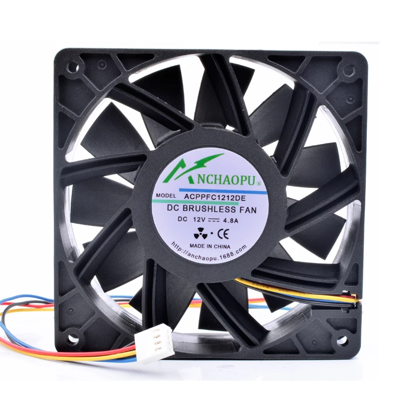 Вентилятор охлаждения 12 см 12038x120x38 мм В 120 А 4 линии |