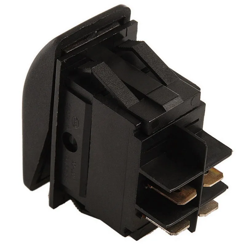 Новый 4-контактный водонепроницаемый кулисный переключатель 5 шт. 12 В 20 А красный