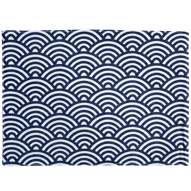 Кухонные коврики для стола салфетка из хлопка и льна двухслойная декоративная