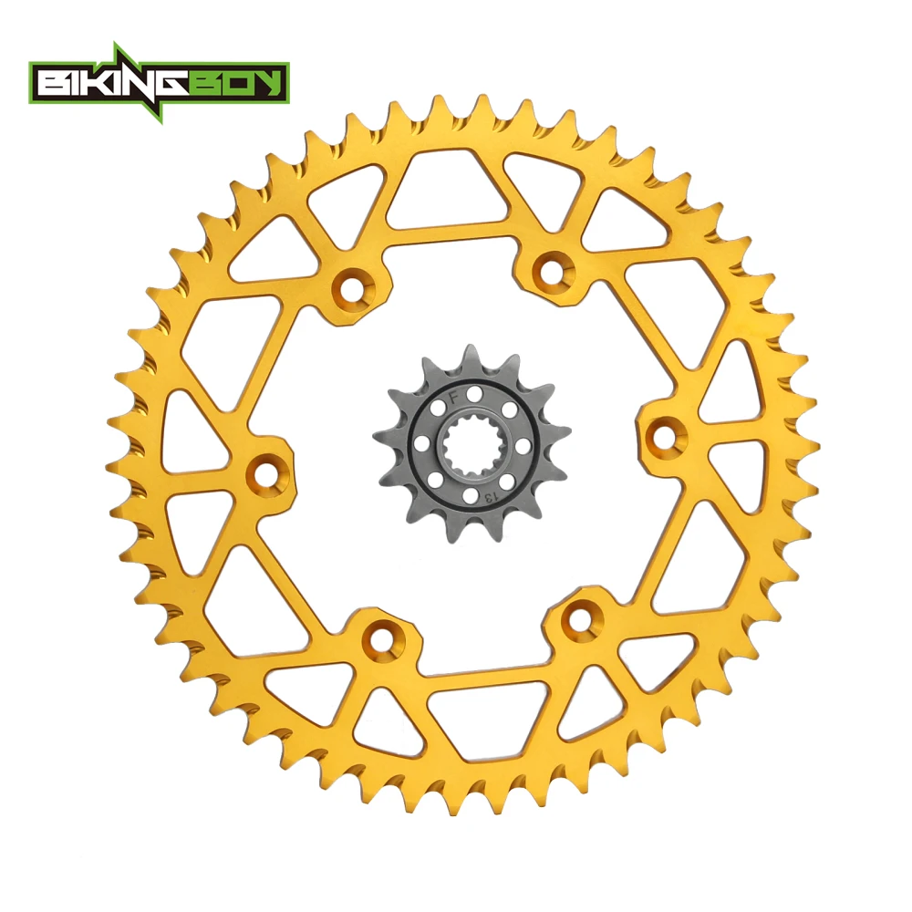 BIKINGBOY передняя 13T Задняя 48T 49T 50T 51T 52T звездочки 520 120L X ring набор для Suzuki RMZ RM Z 250 13 14 15 16