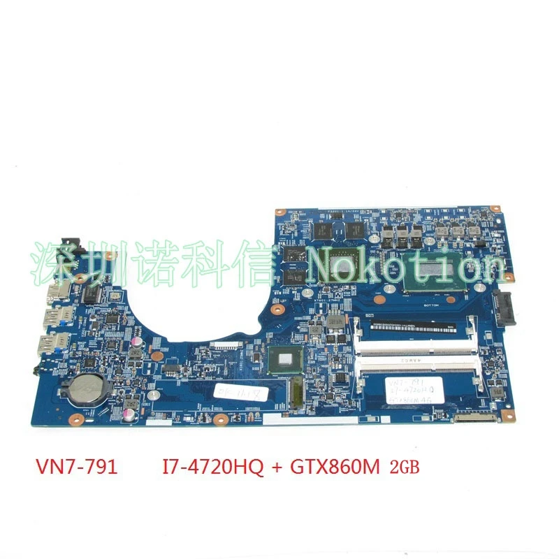 

NOKOTION 448.02G08.001M NBMTH11003 NB. MTH1.1003 для acer VN7-791 материнская плата для ноутбука GTX860M 4G + I7-4720HQ