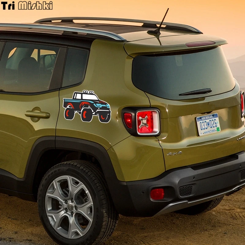 Tri Mishki WCS055 20x12 см 4x4 для jeep SUV забавная наклейка автомобилей красочные наклейки