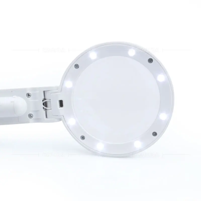 CHUDA 5X складной Ручной Лупа с подсветкой USB 8LED лупа настольная для шитья|Лупы| |