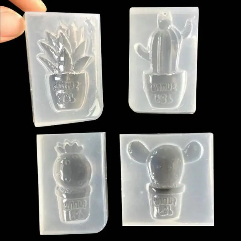 3D тропические растения Форма смола в огранке Кабошон Ремесло силиконовые формы