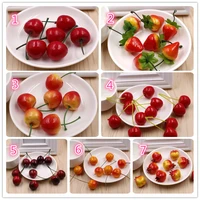 artificial mini fruit cherry berry apple strawberry pomegranate for photoing props decorative background decoration accessories
