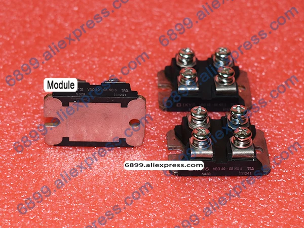 VBO40-08NO6 однофазный модуль моста для выпрямления тока 800 V 40A SOT-227B Вес: 30 г |