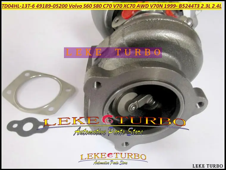 Бесплатная доставка турбокомпрессор TD04HL TD04HL-13T 49189-05202 8658098 8602396 Turbo для VOLVO S60 S80 C70 V70