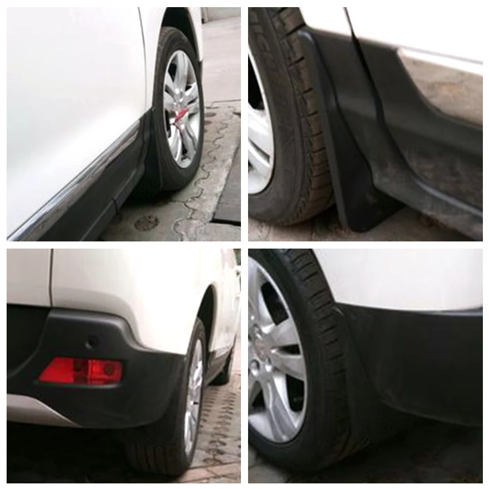 4pc Car Front Rear Mud Flaps Mud Flap Mudguards Fender For Peugeot 3008 2008 2009 2010 2011 2012 2013 Auto Accessories